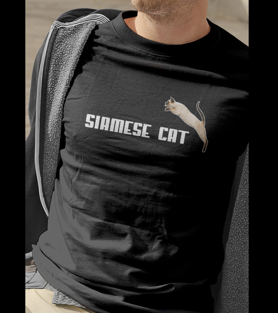 SIAMESE CAT LEAPING T-Shirt