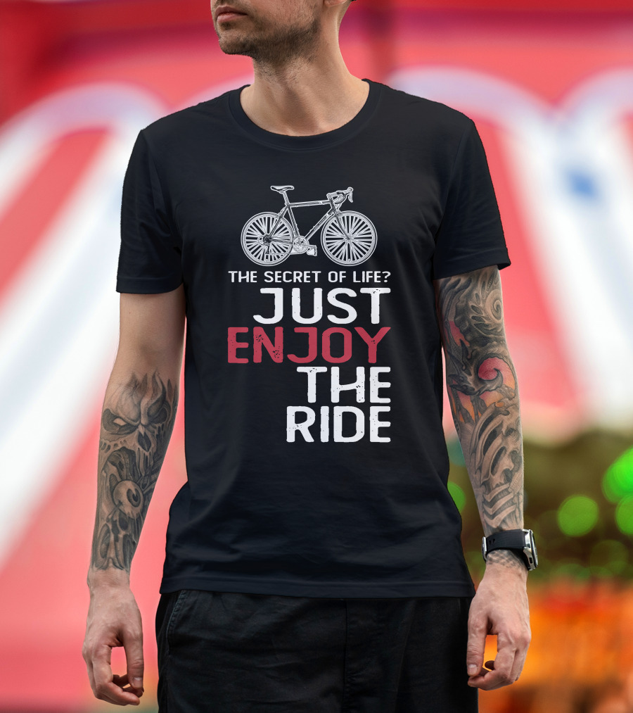 The Secret of Life? Just Enjoy the Ride Eddy Merckx Bicycles T-Shirt