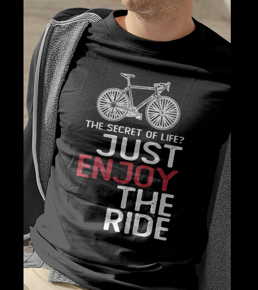 The Secret Of Life? Just Enjoy The Ride Eddy Merckx Bicycles T-Shirt