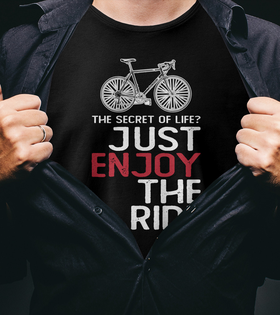 The Secret Of Life? Just Enjoy The Ride Eddy Merckx Bicycles T-Shirt