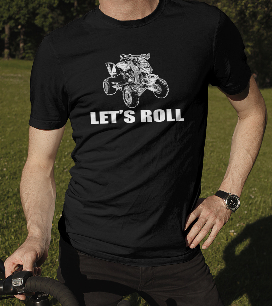 LET'S ROLL Can Am DS 650 Bombardier Quad Bike T-Shirt