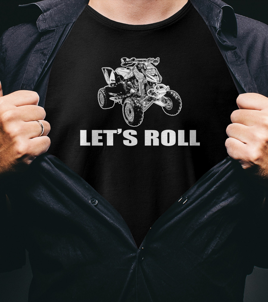 LET'S ROLL Can Am DS 650 Bombardier Quad Bike T-Shirt