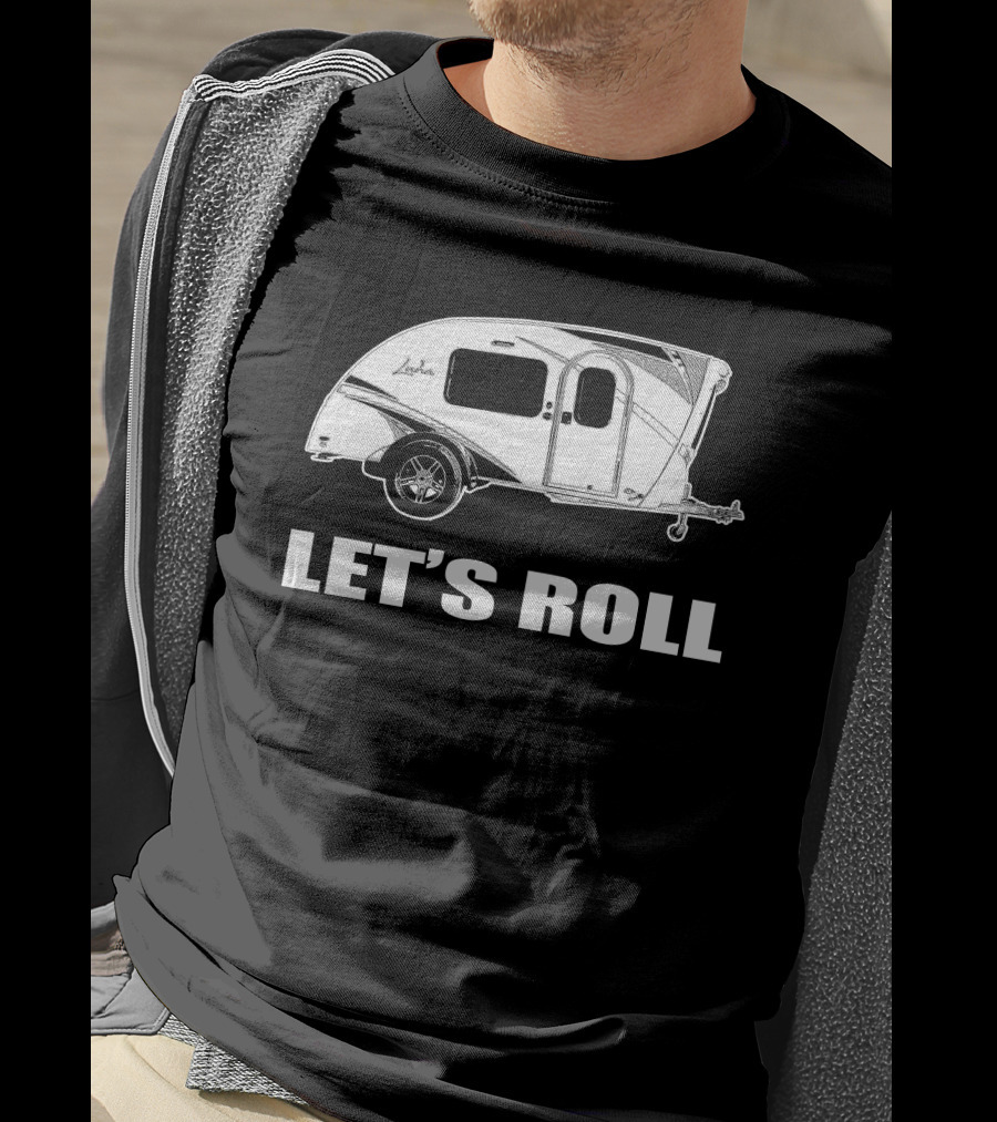 Let's Roll Luna Rover InTech RV Camper T-Shirt