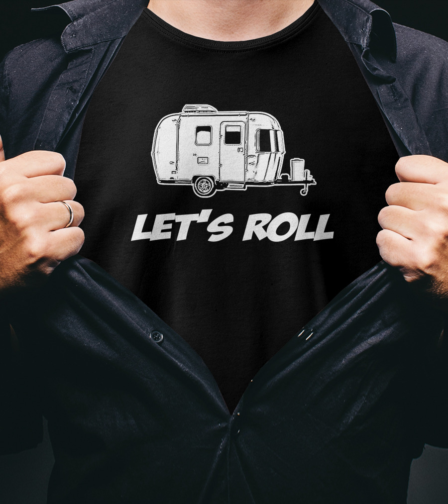 Let's Roll Airstream Bambi Camping Adventure T-Shirt