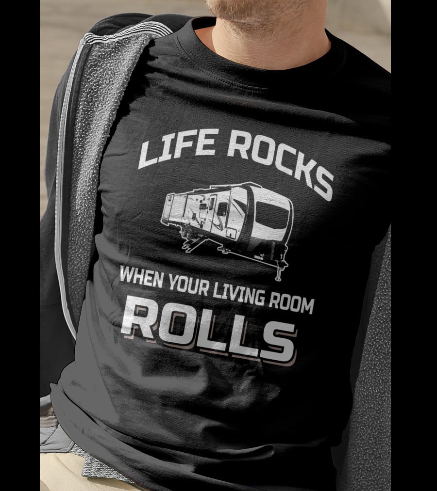 Life Rocks When Your Living Room Rolls Rockwood Signature Ultra Lite 8326BHS T-Shirt
