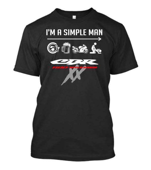 I'm A Simple Man CBR 1100 Super Blackbird T-Shirt