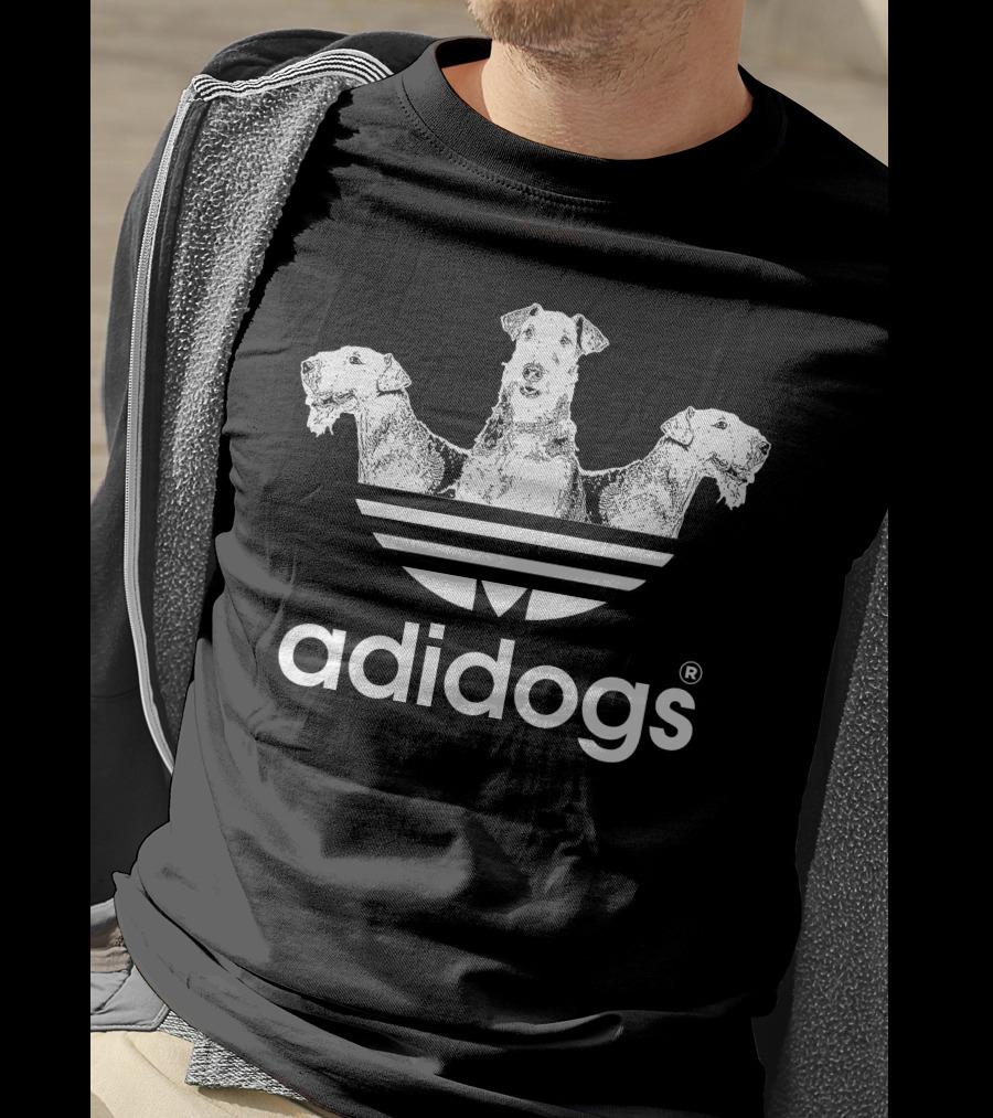 Adidogs Airedale Terrier Trio T-Shirt