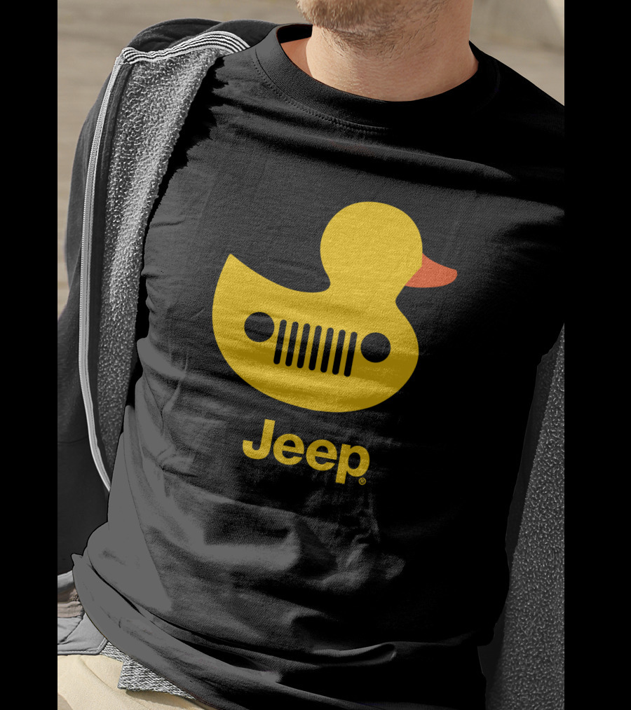 Duck Duck Jeep Rubber Duck Jeep Grill T-Shirt