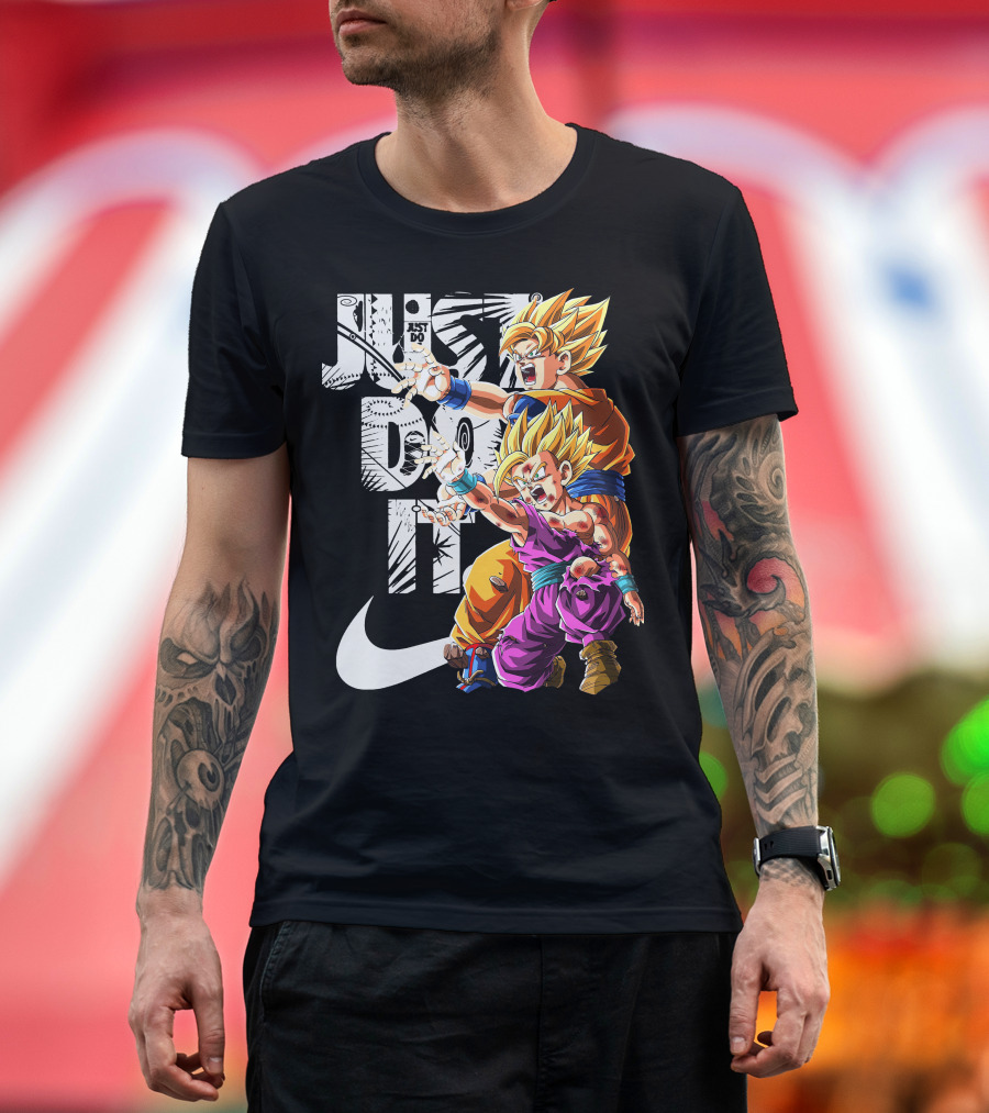 JUST DO IT DBZ Dragon Goku T-Shirt
