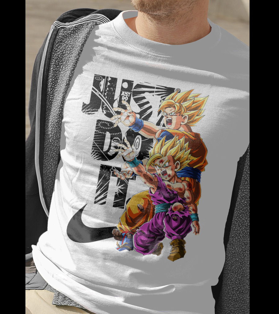 Just Do It Vintage DBZ Dragon Goku Super Saiyan T-Shirt