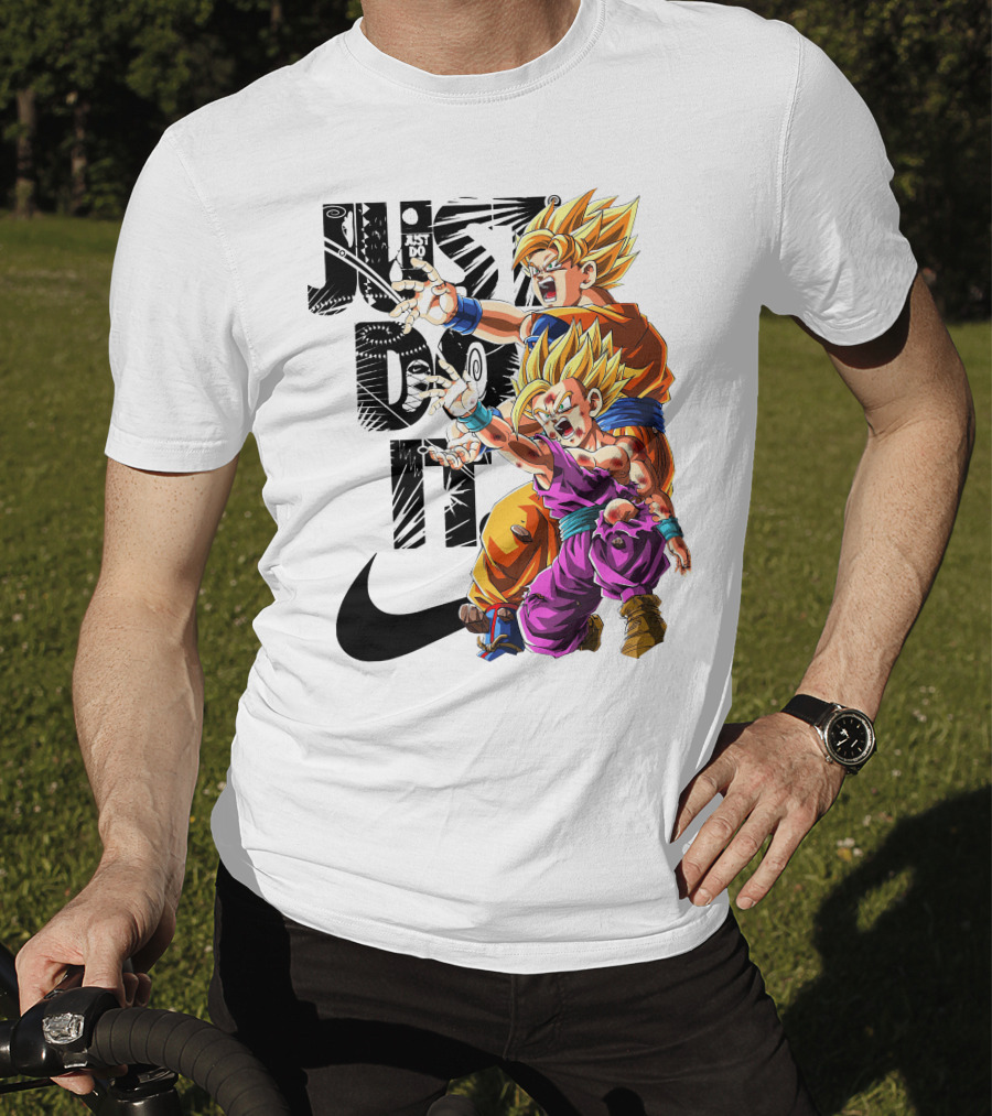 Just Do It Vintage DBZ Dragon Goku Super Saiyan T-Shirt