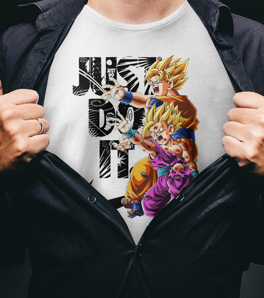 Just Do It Vintage DBZ Dragon Goku Super Saiyan T-Shirt
