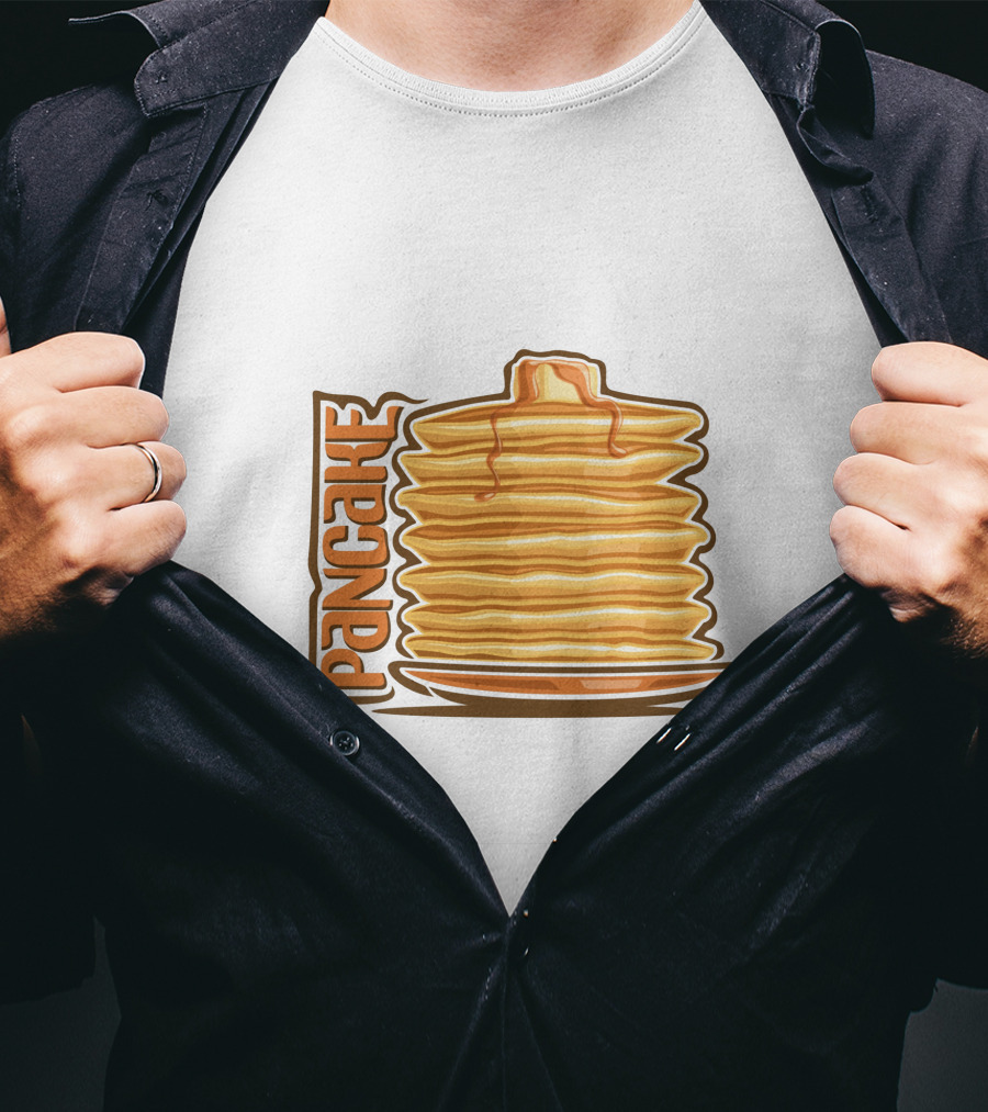 Pancake Stack With Syrup T-Shirt