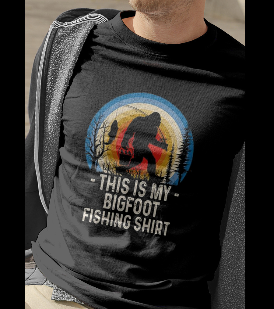 This Is My Bigfoot Fishing T-Shirt