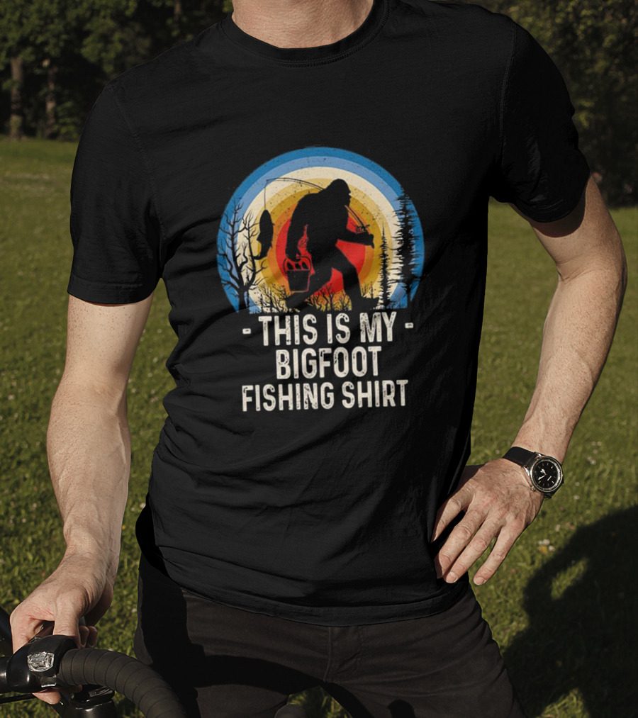 This Is My Bigfoot Fishing T-Shirt