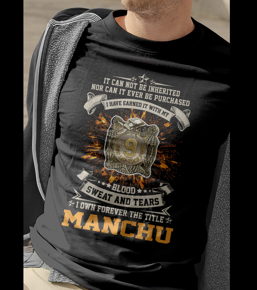 9Th Infantry Regiment Manchu Blood Sweat And Tears T-Shirt