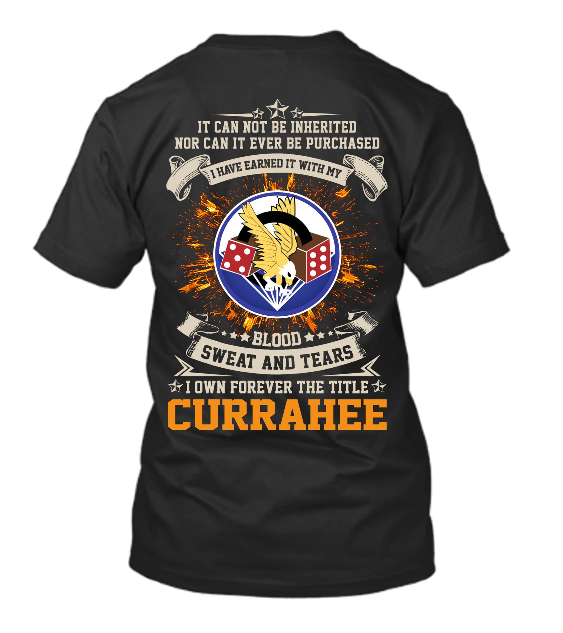 506th Parachute Infantry Regiment Currahee Blood Sweat And Tears Forever T-Shirt