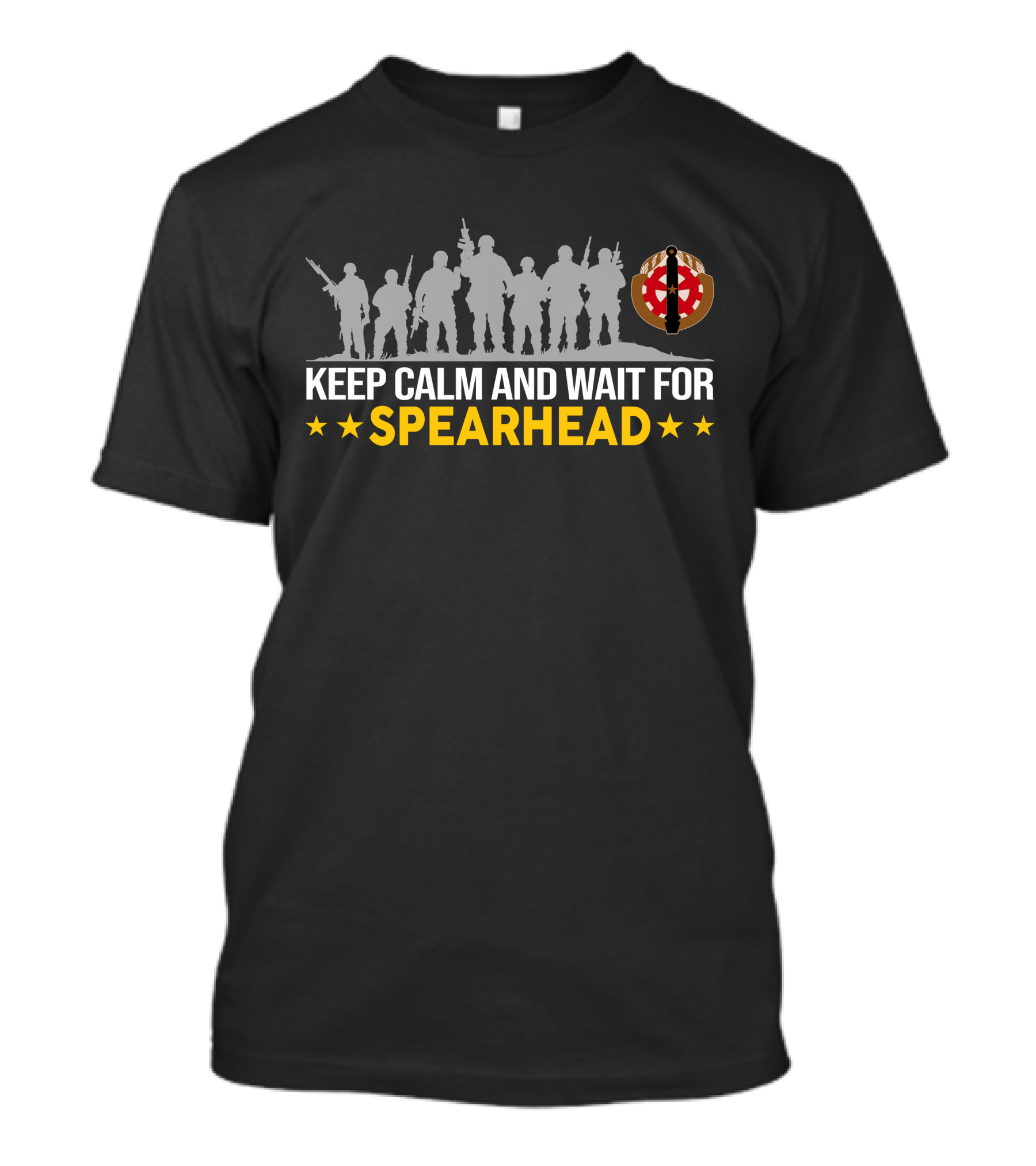 Keep Calm And Wait For Spearhead 3Rd Armored Division T-Shirt