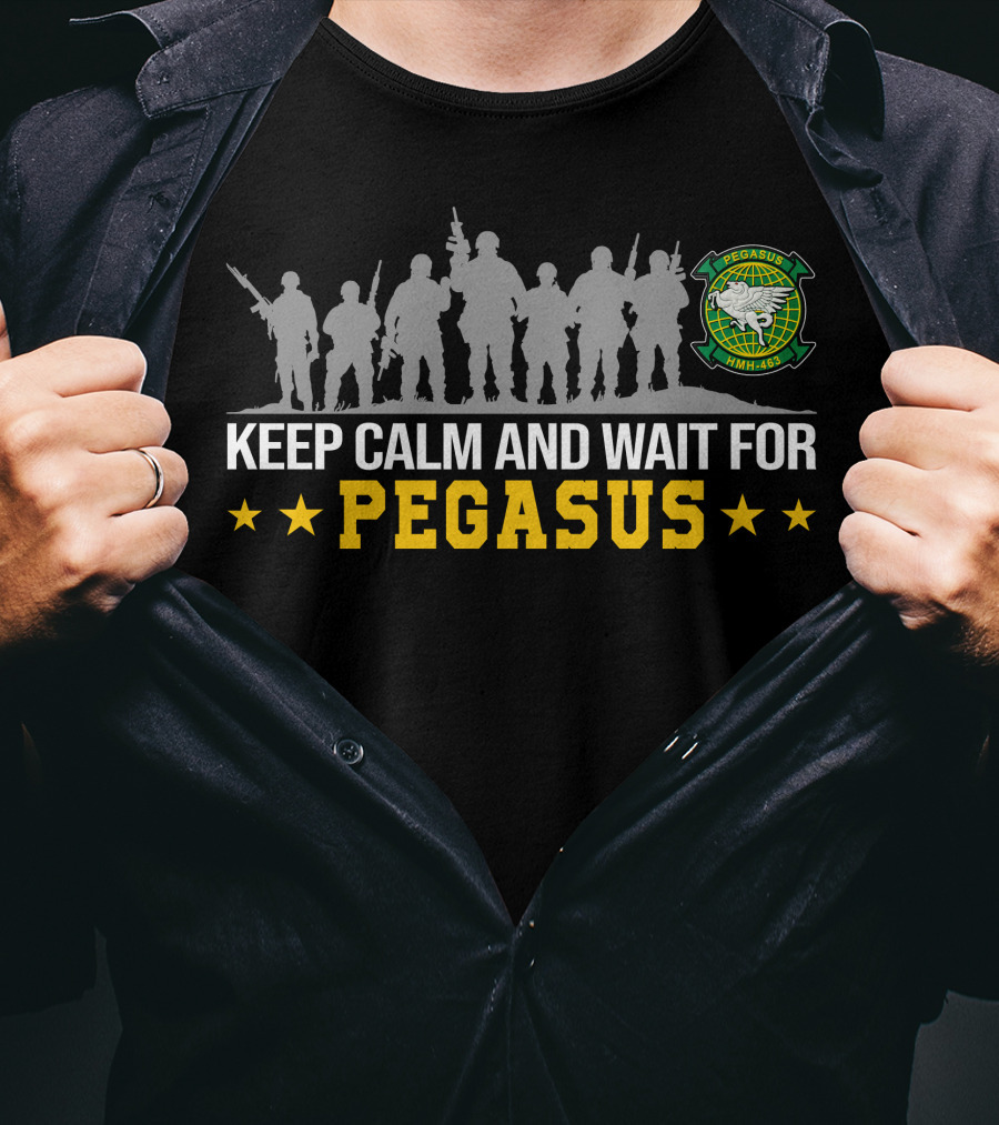 Keep Calm And Wait For Pegasus Hmh-463 T-Shirt