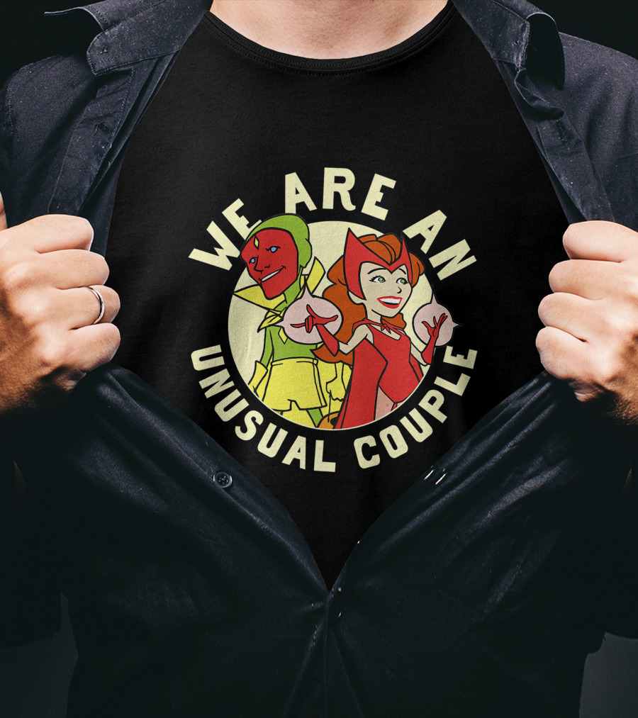 Marvel WandaVision We Are An Unusual Couple Halloween T-Shirt