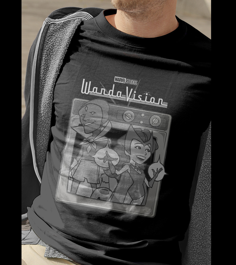 Marvel Studios WandaVision Cartoon TV T-Shirt