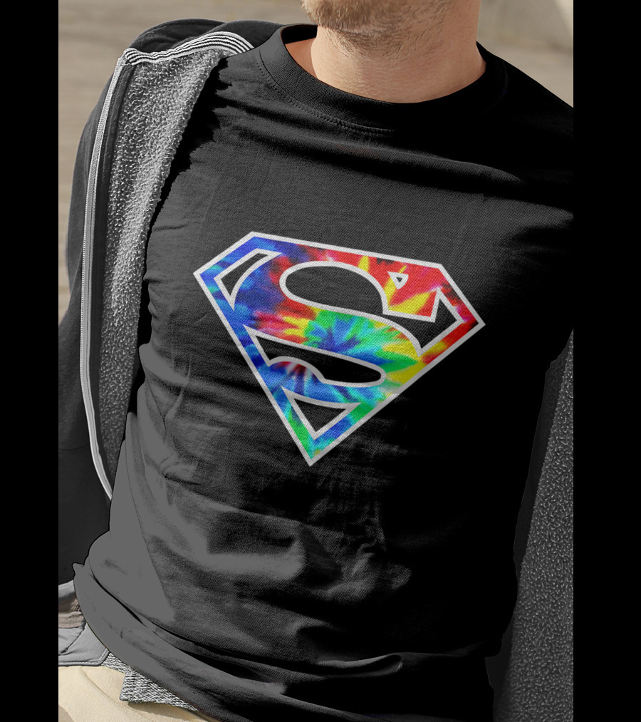 Superman S Tie Dye Emblem T-Shirt