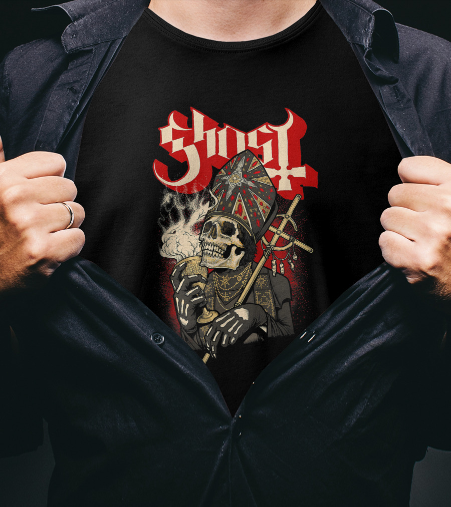 Ghost Impera Chalice Skeleton Bishop T-Shirt