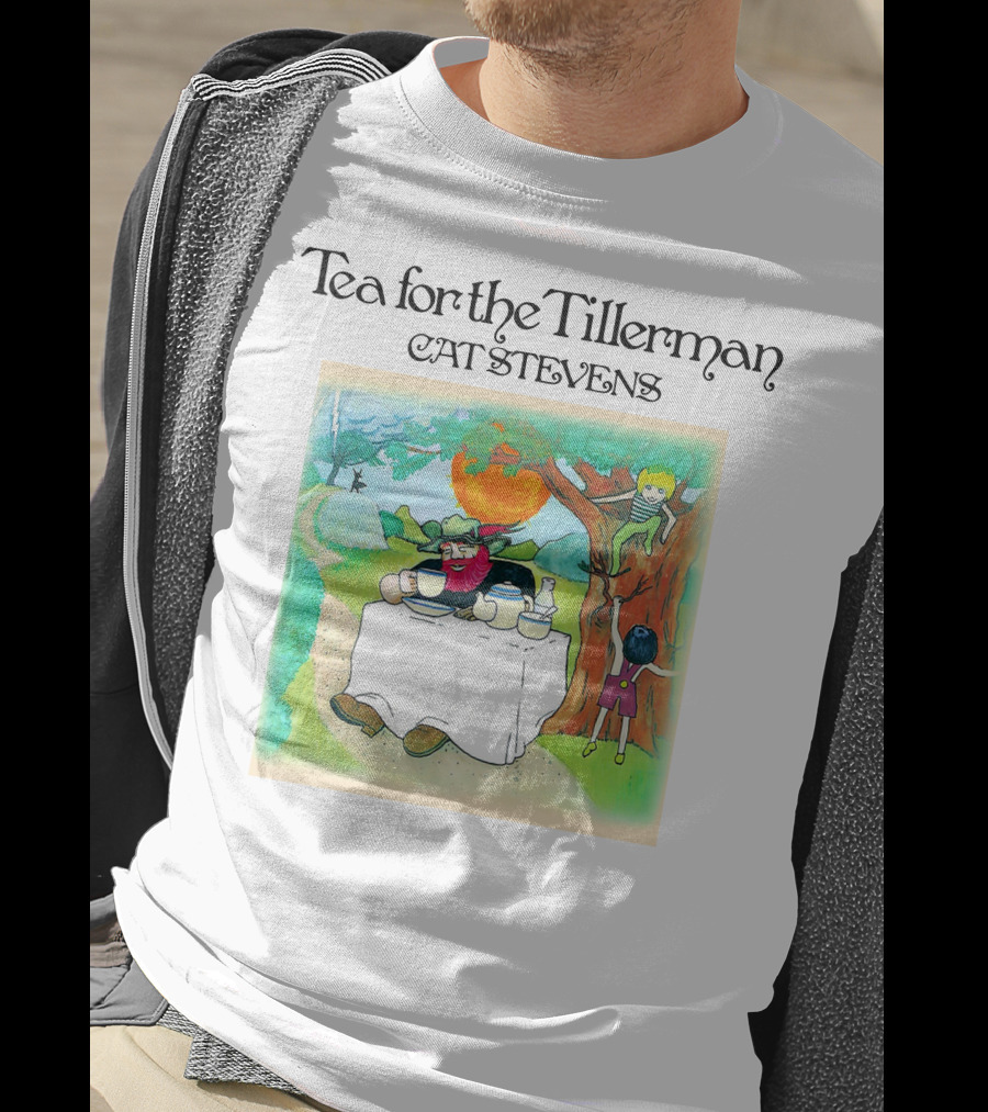 Tea For The Tillerman Cat Stevens Music Legend Men's White T-Shirt