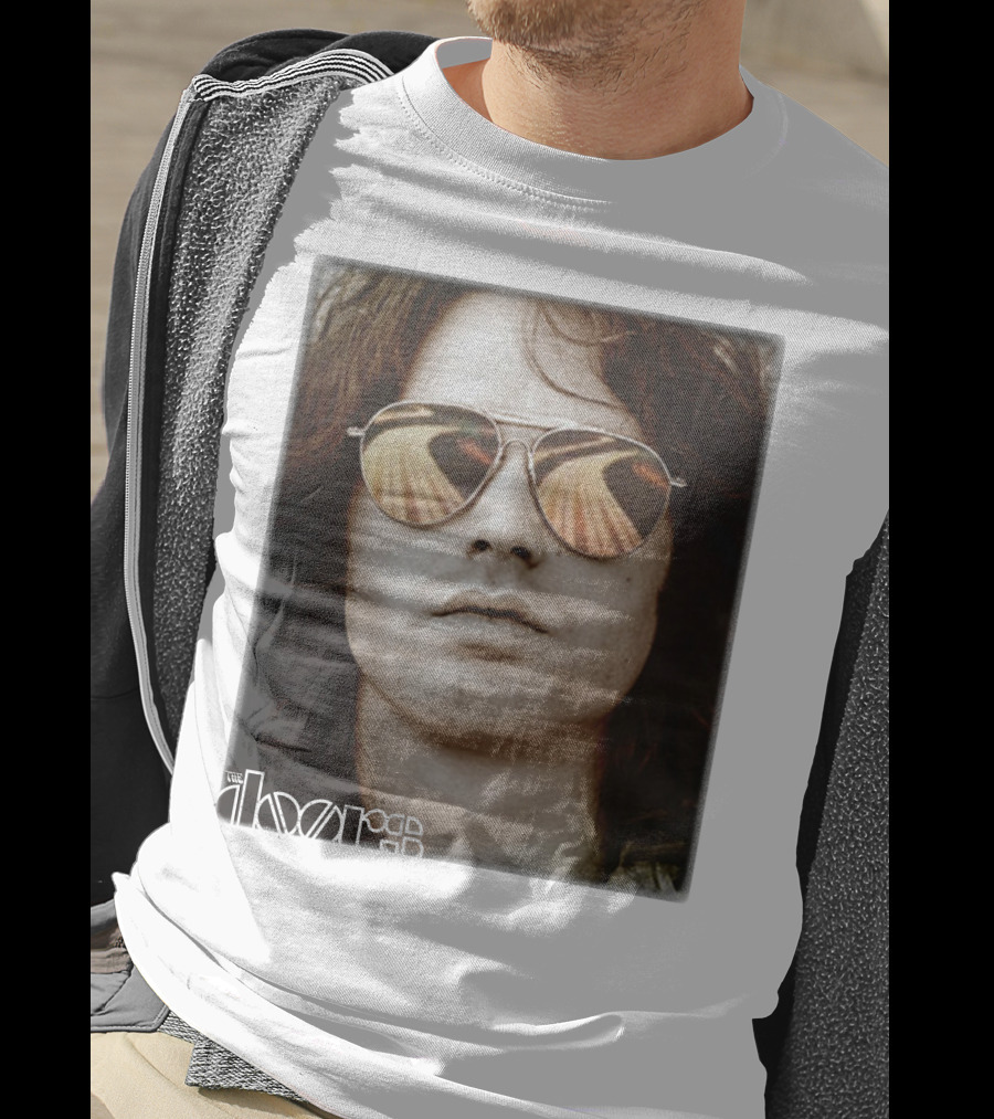 The Doors Jim Morrison Aviators Reflection Rock Legend T-Shirt