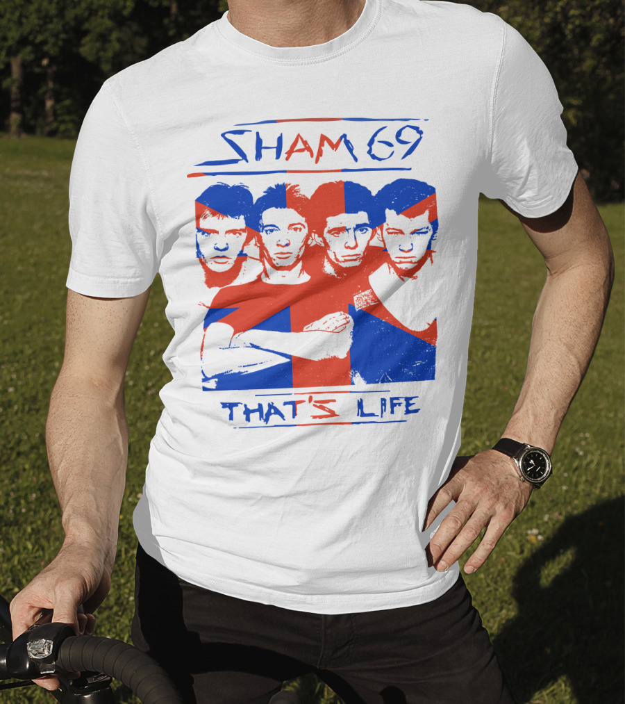Sham 69 That's Life Union Jack Band T-Shirt