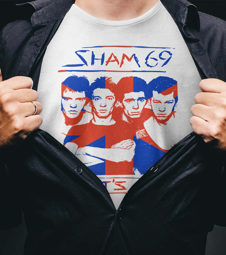Sham 69 That's Life Union Jack Band T-Shirt