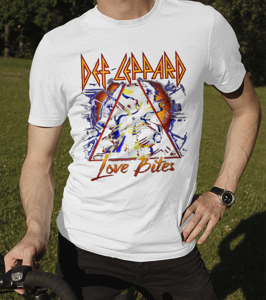 Def Leppard Love Bites Triangle T-Shirt
