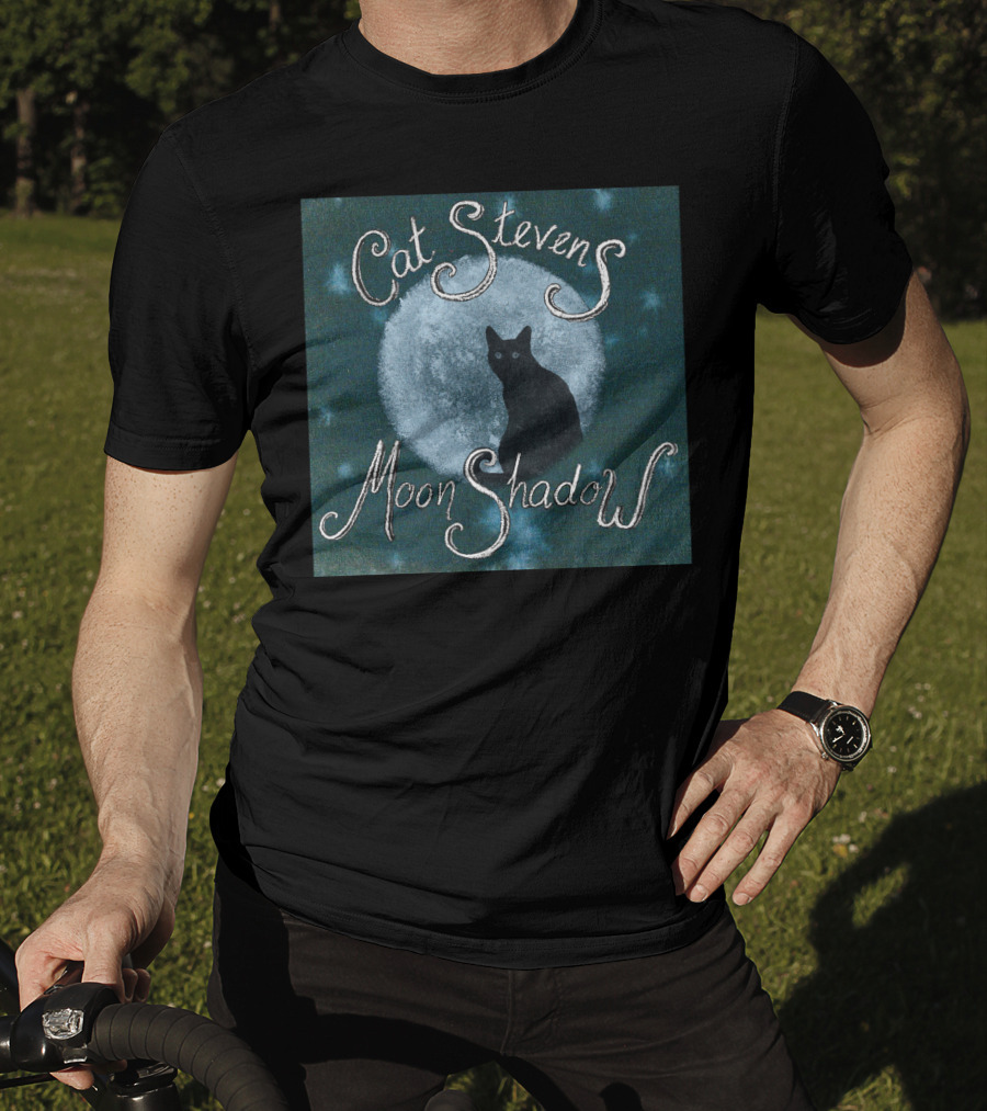 Cat Stevens Moon Shadow Summer Night Cat T-Shirt