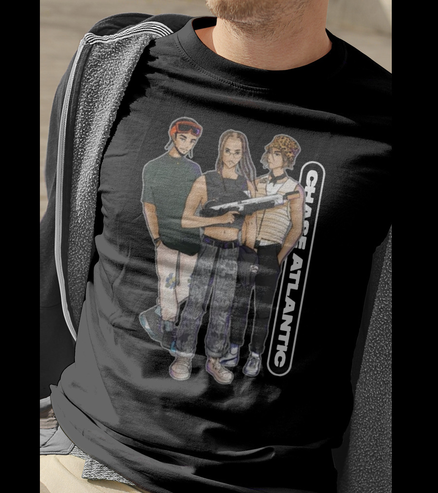 Chase Atlantic Streetwear Style Character Group T-Shirt