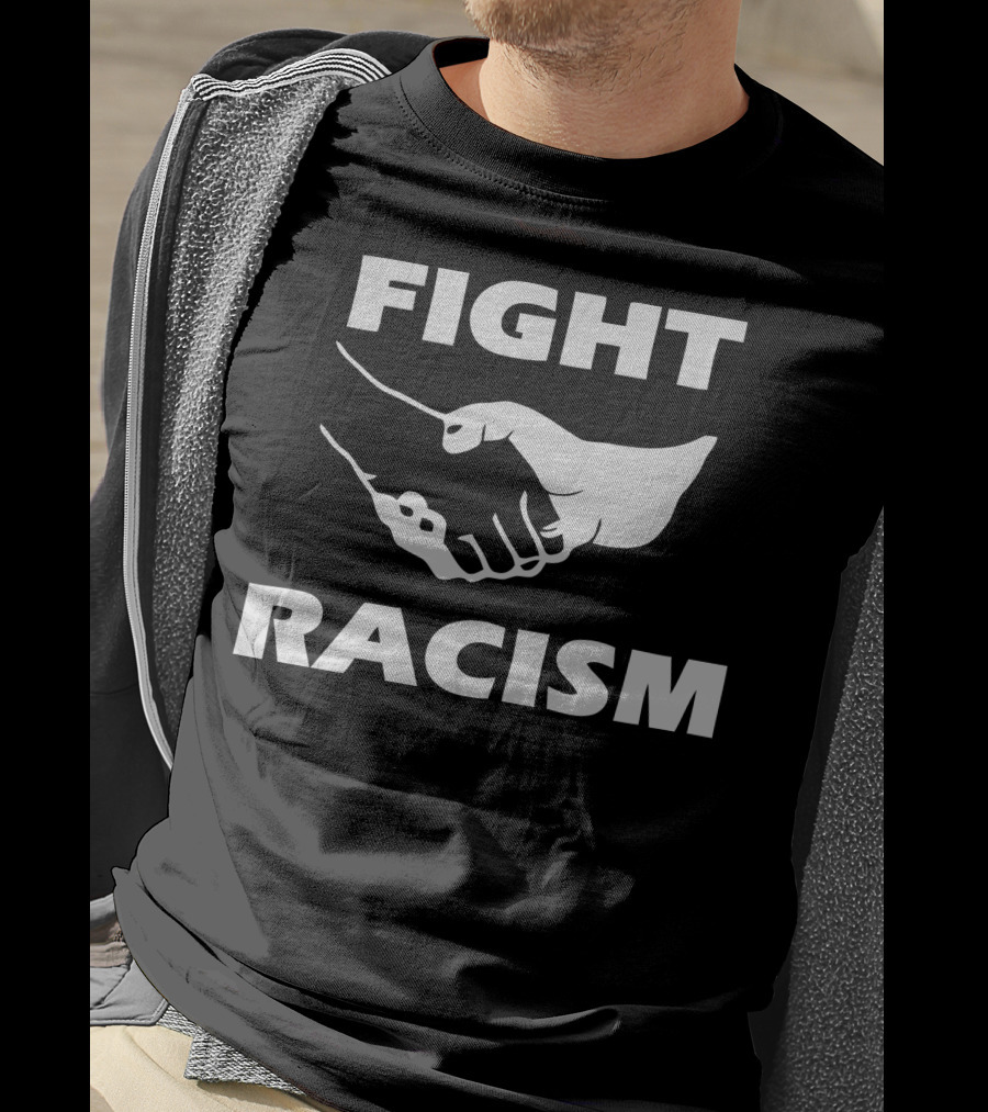 FIGHT RACISM Unity Handshake T-Shirt