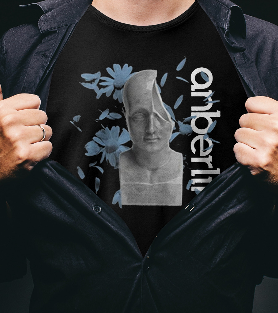 Anberlin Blue Floral Bust T-Shirt