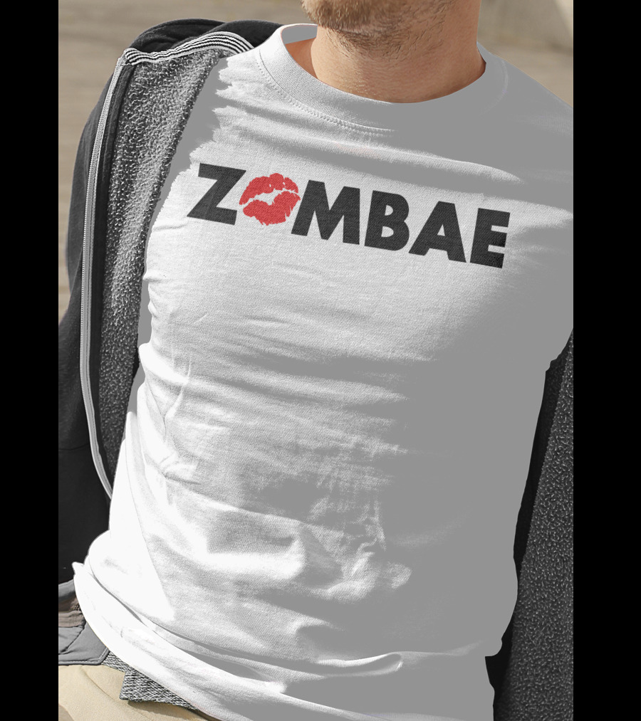 ZOMBAE Lip Print Glam And Gore Merch T-Shirt
