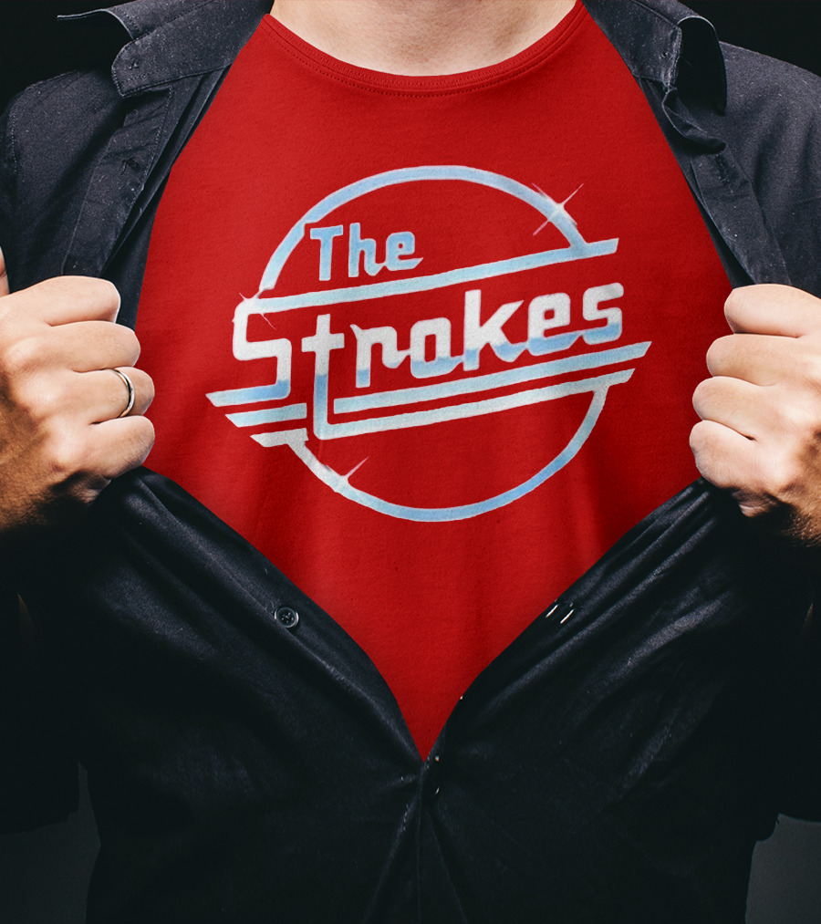The Strokes Retro Logo Merch T-Shirt