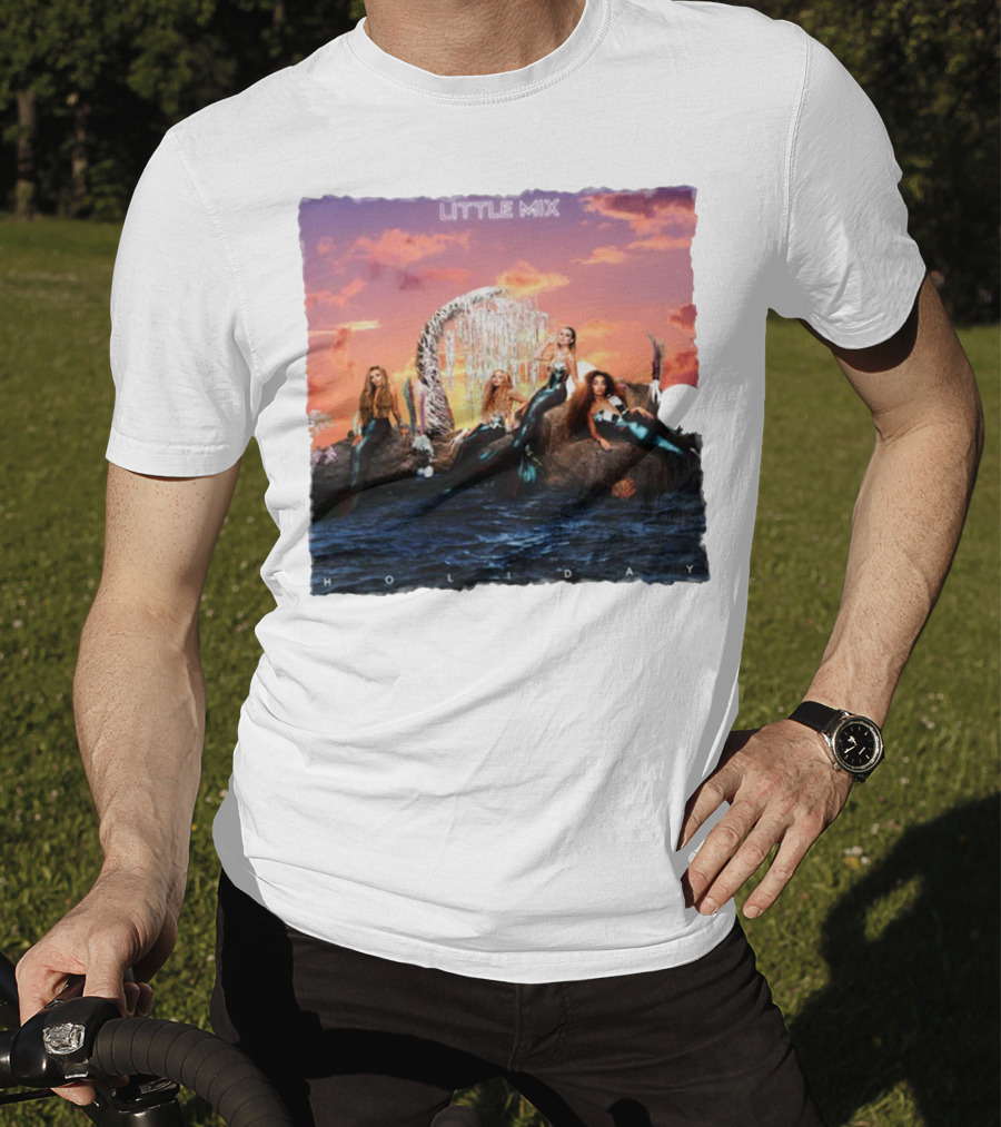 Little Mix Holiday Merch Mermaid Concept Ocean Sunset T-Shirt