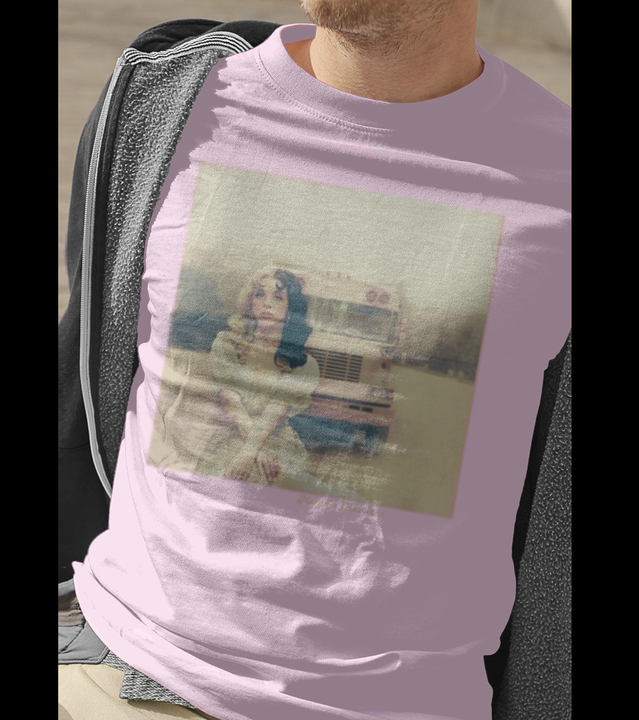 Melanie Martinez Vintage Bus Pastel Pink T-Shirt