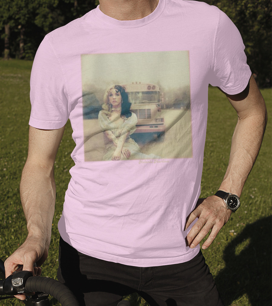 Melanie Martinez Vintage Bus Pastel Pink T-Shirt