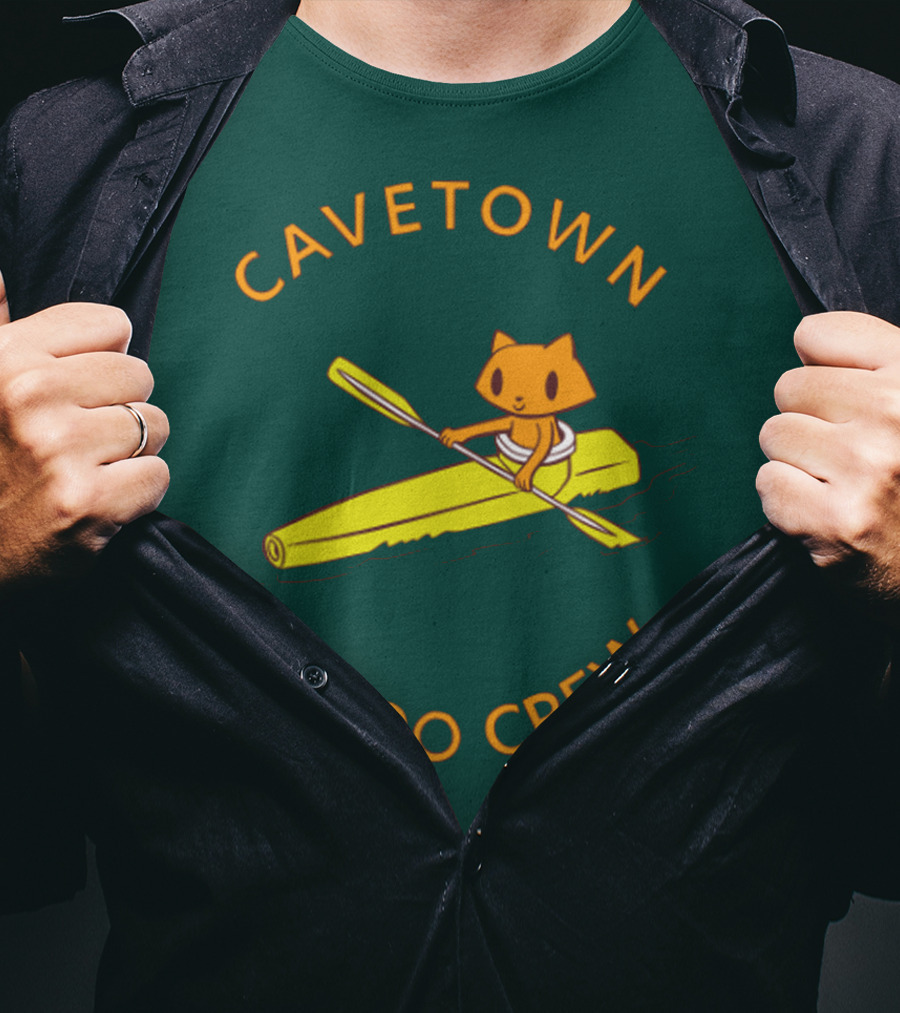 Cavetown Kazoo Crew Cat In Canoe T-Shirt