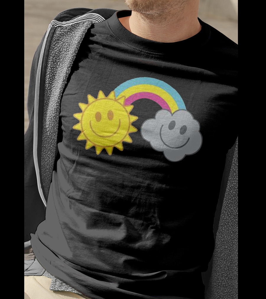Mcfly Smiling Sun Cloud Rainbow T-Shirt
