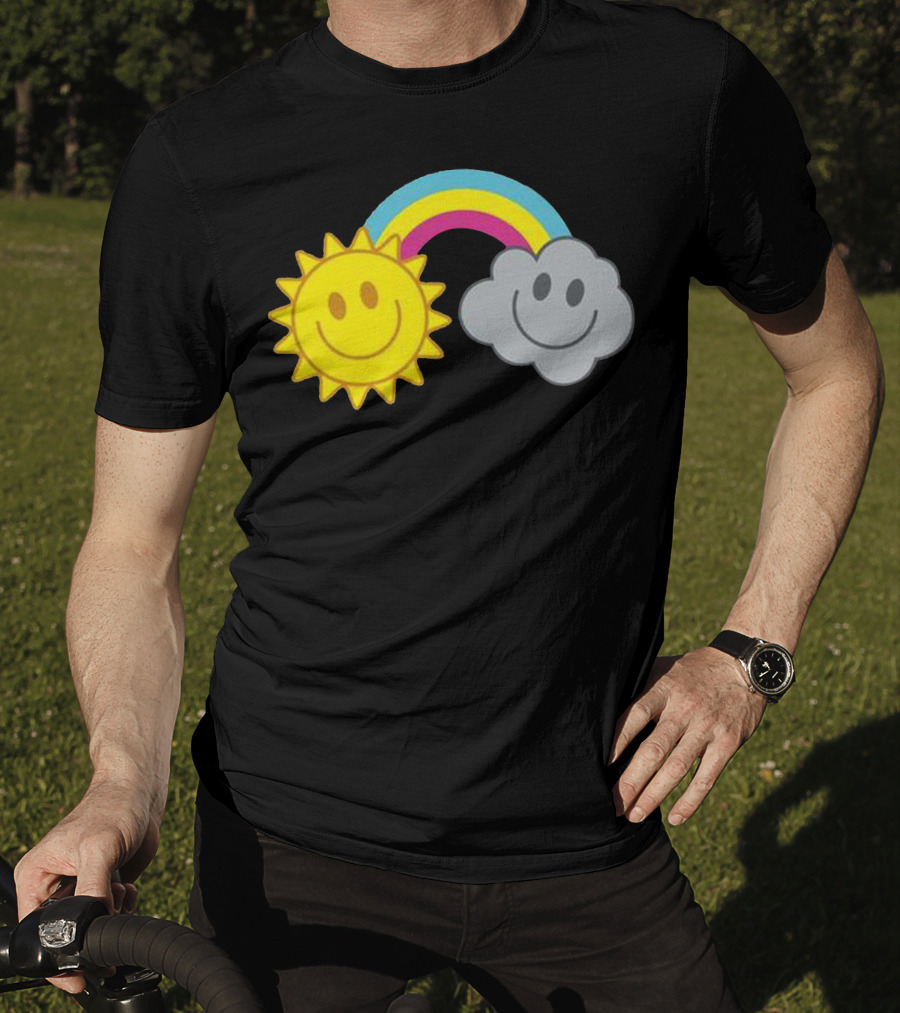 Mcfly Smiling Sun Cloud Rainbow T-Shirt