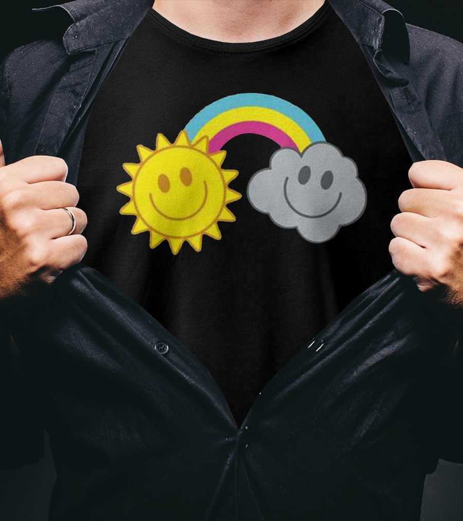 Mcfly Smiling Sun Cloud Rainbow T-Shirt
