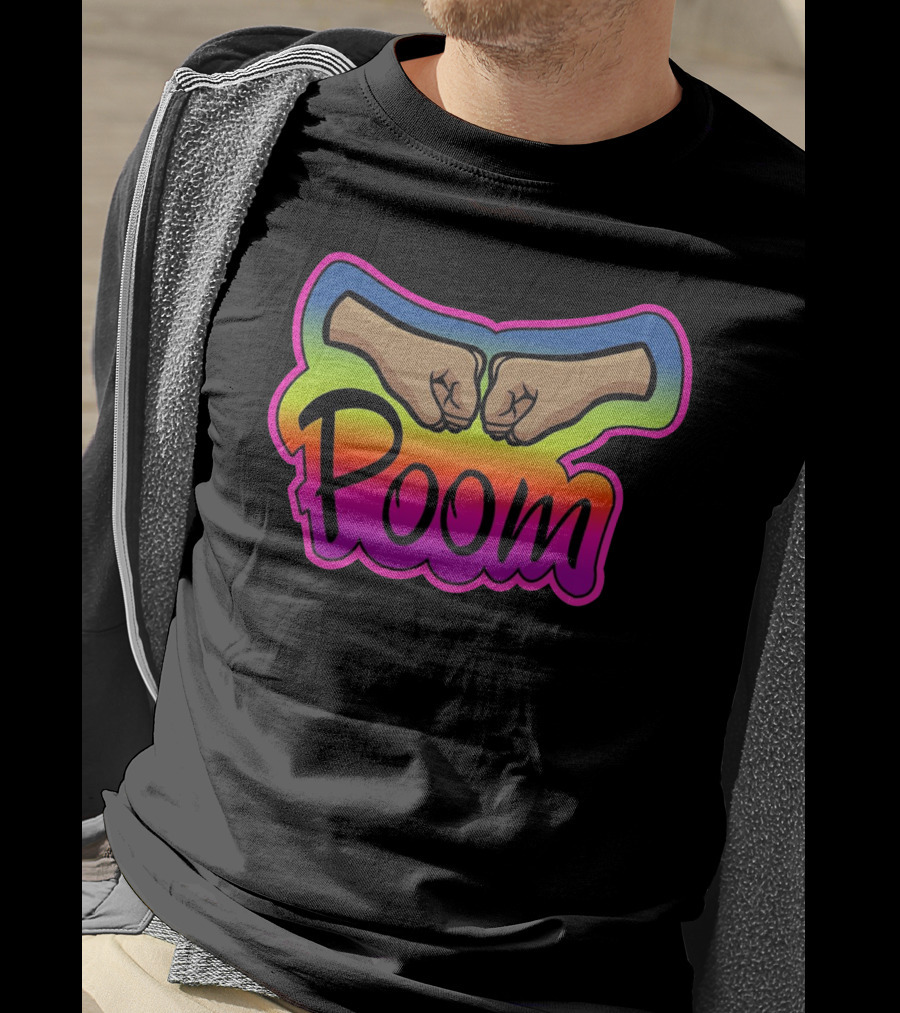 Poom Fist Bump Rainbow T-Shirt