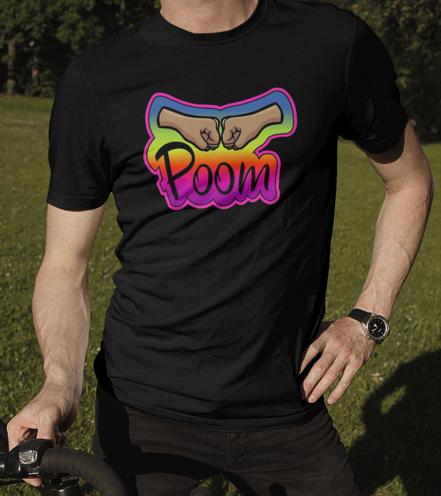 Poom Fist Bump Rainbow T-Shirt