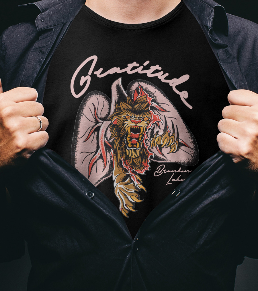 Gratitude Brandon Lake Lion Lungs T-Shirt