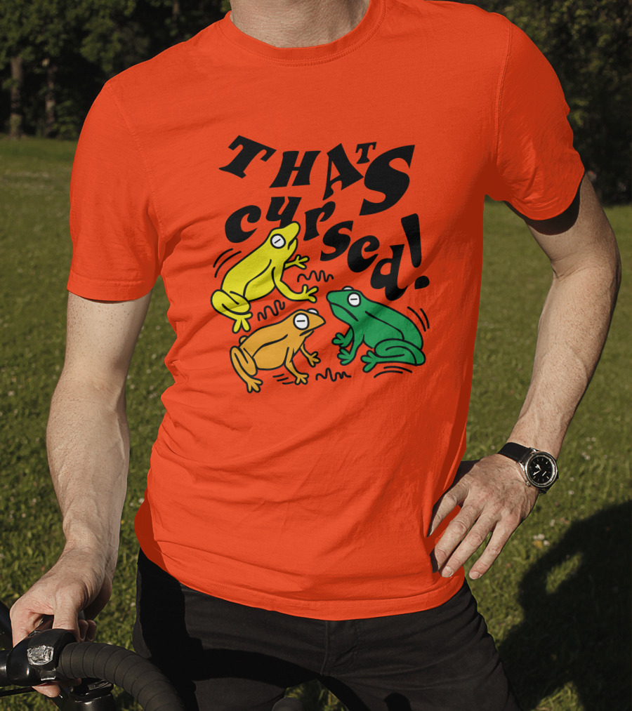 Benoftheweek Merch That’s Cursed Colorful Frogs T-Shirt