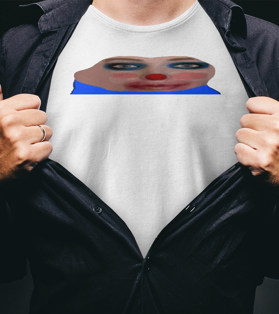 QTCinderella Pepe Clown Face Meme Merch T-Shirt